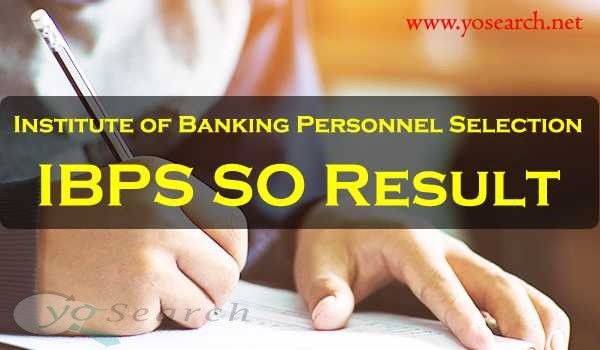 ibps so 2020 results