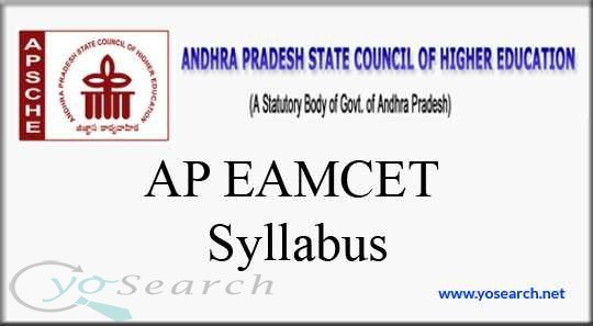 ap eamcet syllabus