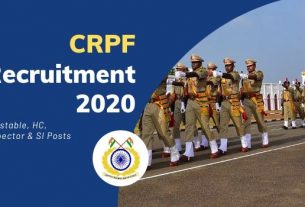 CRPF Recruitment 2020
