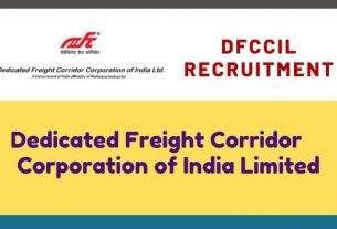 DFCCIL Jobs Recruitment 2020