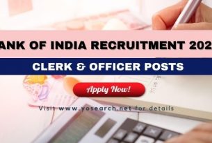 Bank of India Recruitment 2020