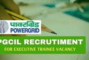 powergrid executive trainee recruitment