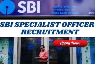 SBI Specialist Officer Recruitment 2021