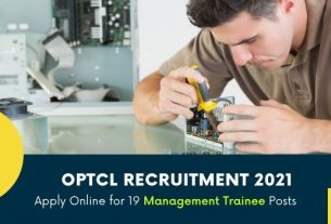 OPTCL Management Trainee (MT) Recruitment 2021