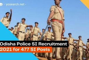 Odisha Police SI Recruitment 2021