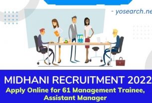 MIDHANI Recruitment 2022