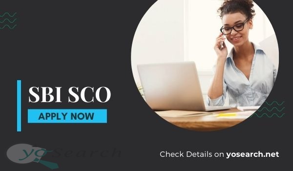 SBI SCO Recruitment 2022