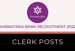 Karnataka Bank Clerk Recruitment 2022