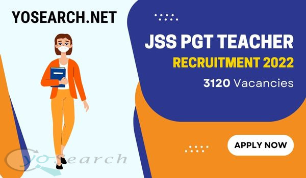 Jharkhand PGT Teacher Recruitment 2022