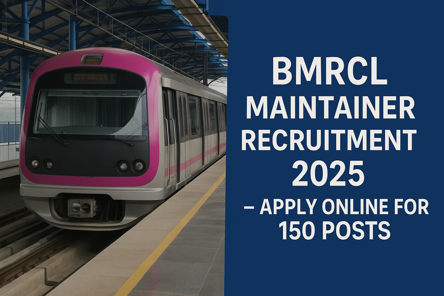BMRCL Maintainer Recruitment 2025