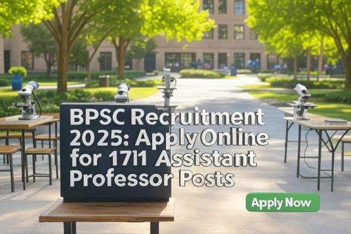 BPSC Recruitment 2025 Apply Online for 1711 Assistant Professor Posts