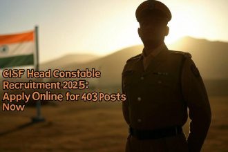 CISF Head Constable Recruitment 2025 Apply Online for 403 Posts Now