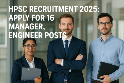 HPSC Recruitment 2025 Apply for 16 Manager, Engineer Posts