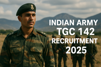 Indian Army TGC 142 Recruitment 2025