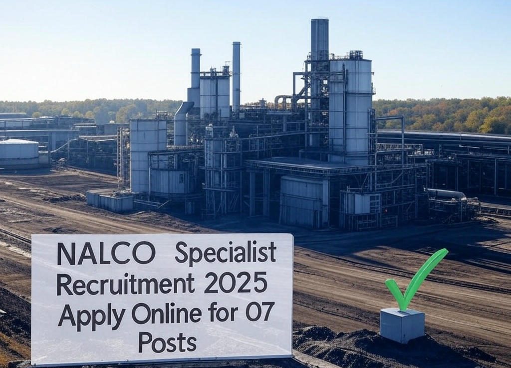 NALCO Specialist Recruitment 2025 - Apply Online for 07 Posts