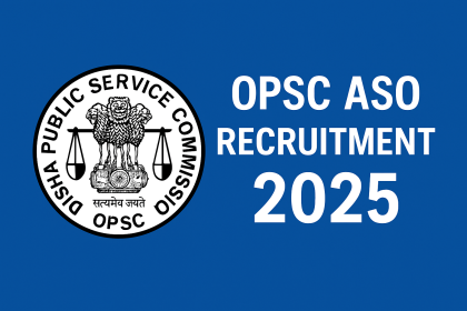 OPSC ASO Recruitment 2025