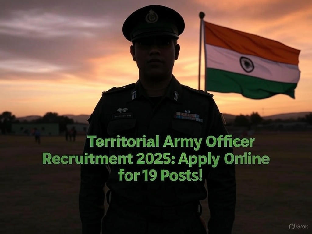 Territorial Army Officer Recruitment 2025