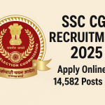 SSC CGL Recruitment 2025 Apply Online